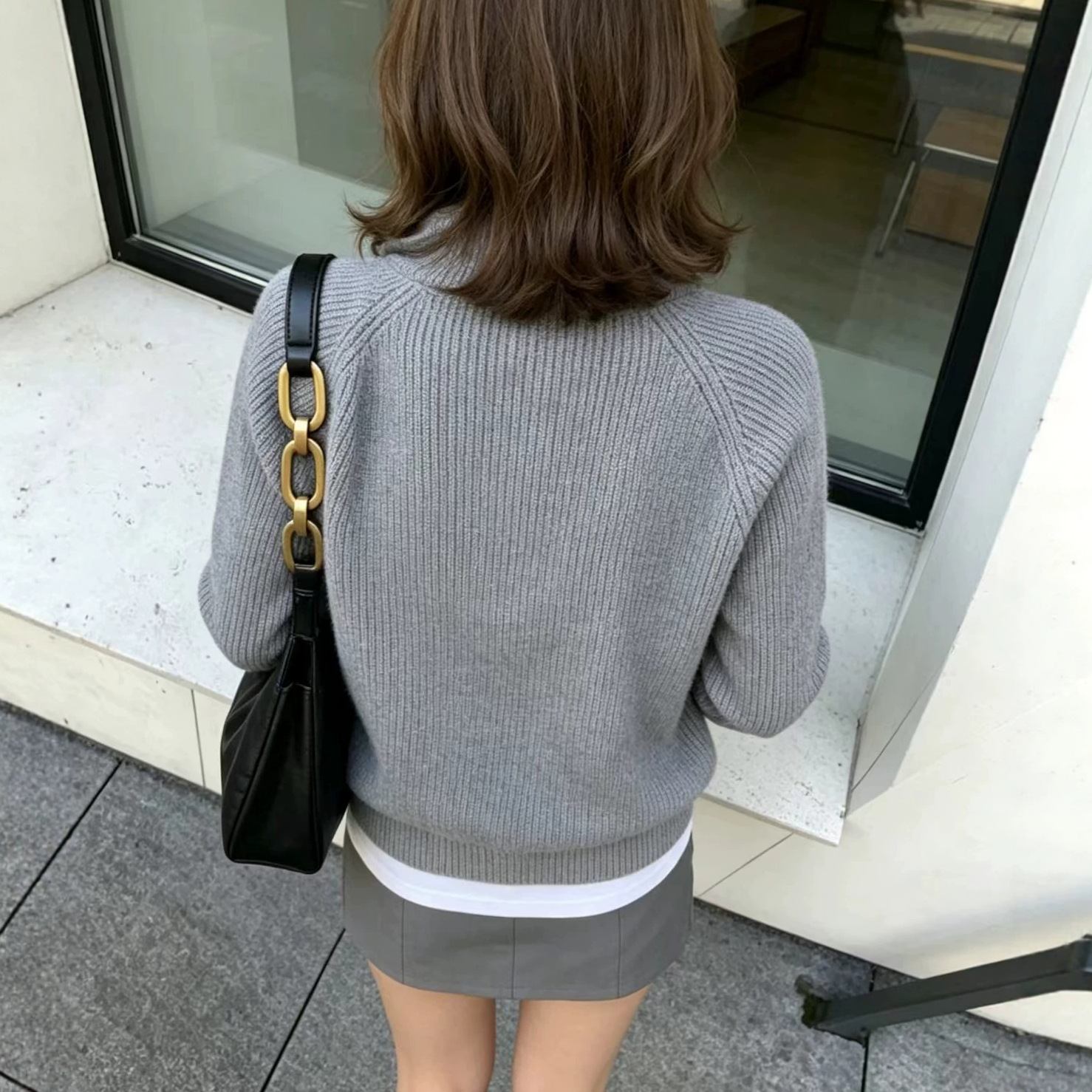 Women's Sweater, Stand-up Collar, Half Zip