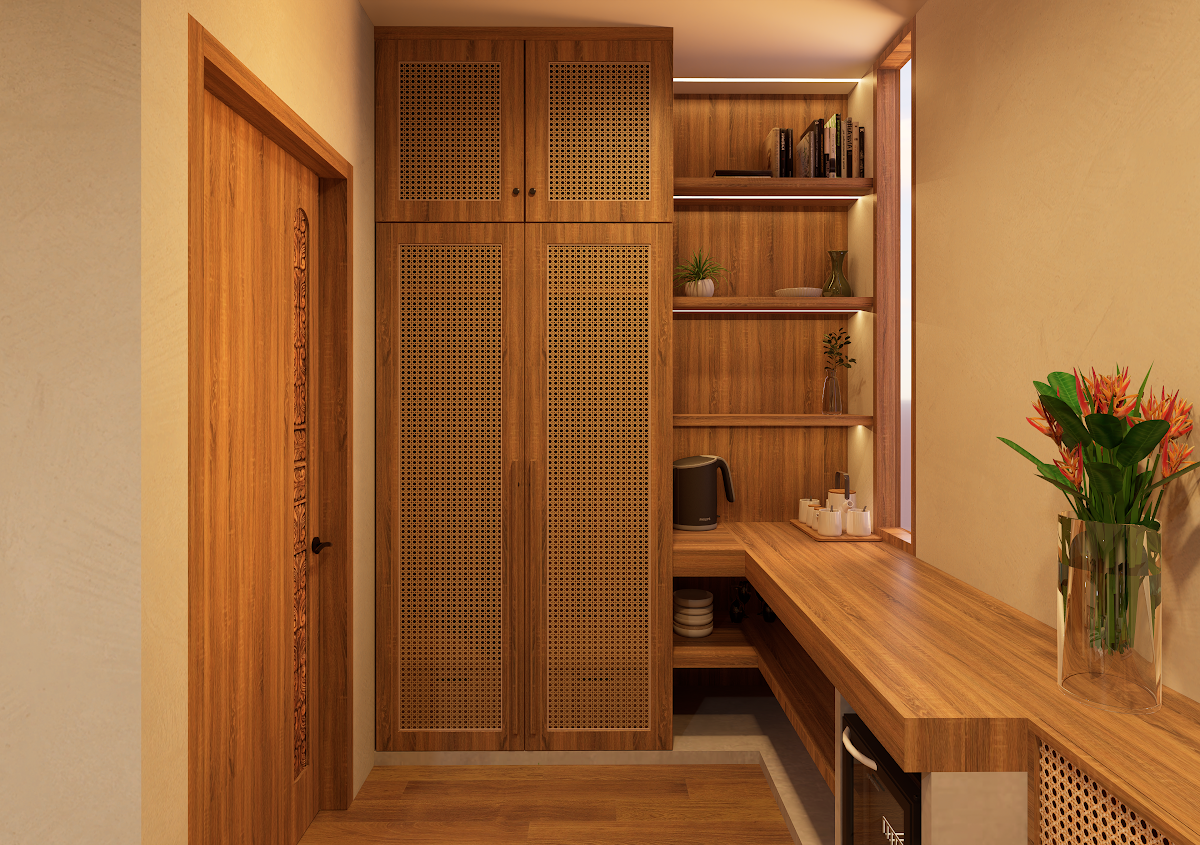 Interior villa render, senior living residence 8, Buahan Villas, Ubud, Bali
