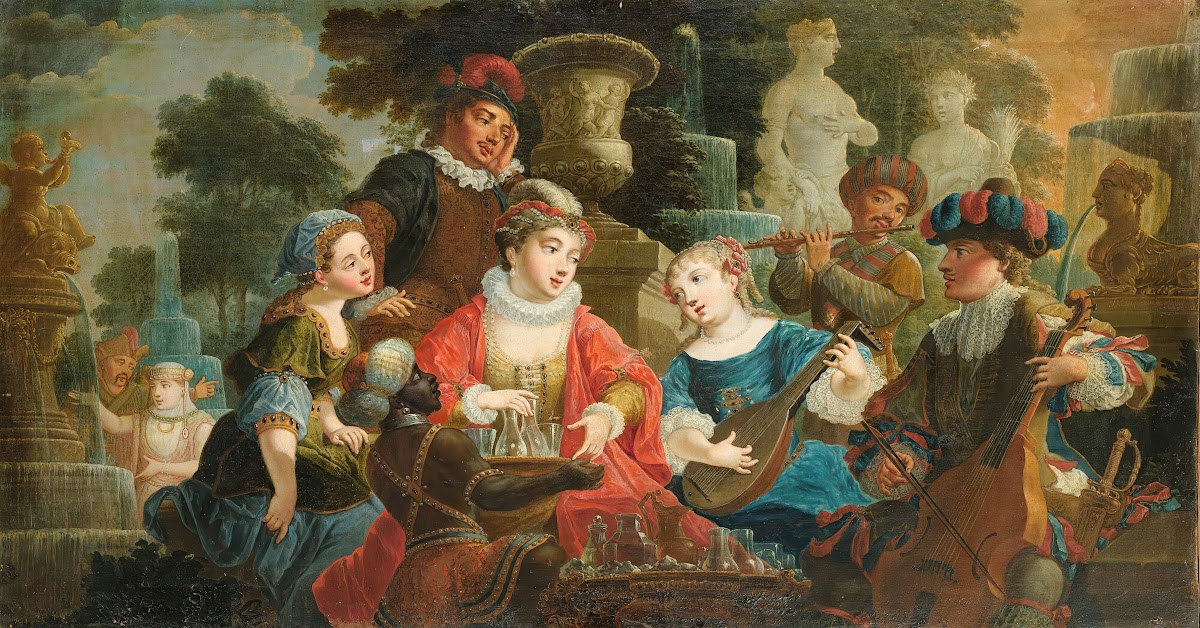 Concert in a park 1728