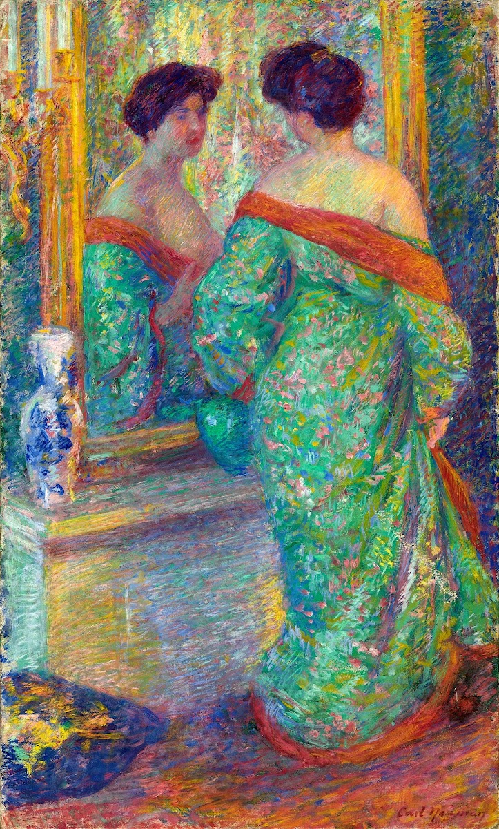 Lady Reflected in Mirror before 1910