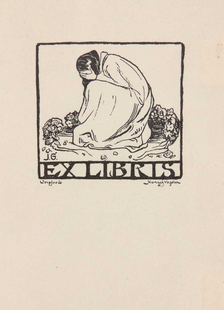 Bookplate of Józef Grabowski 1826 1899 1894 1899