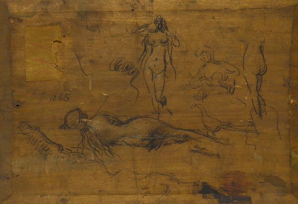 Fillette au ruban bleu 1865