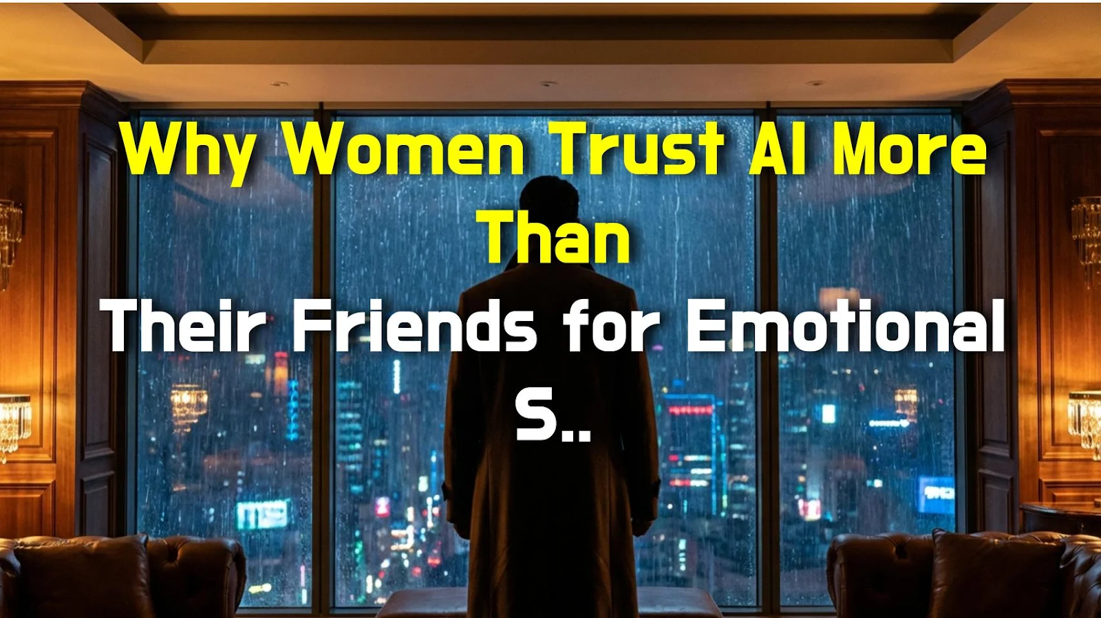 Why Women Trust AI More Than Their Friends for Emotional Support