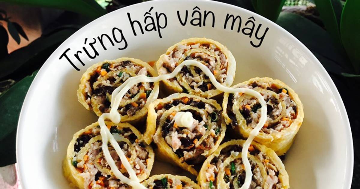 Trứng hấp vân mây