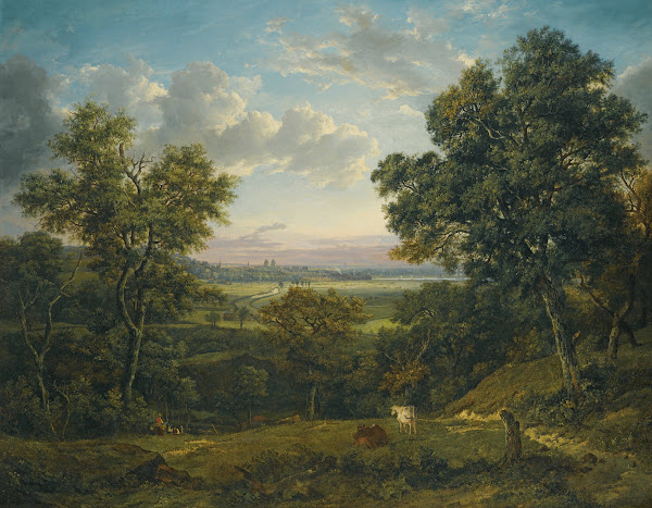 View Of Greenwich From Charlton Wood Near Woolwich