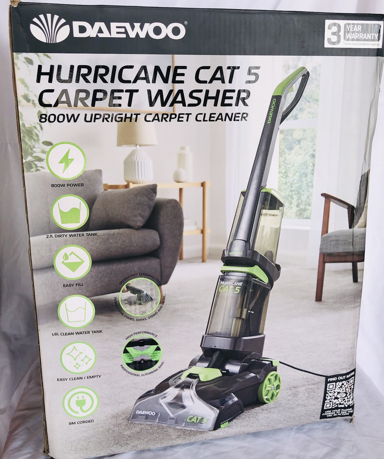 Daewoo Hurricane Cat 5 Carpet Washer