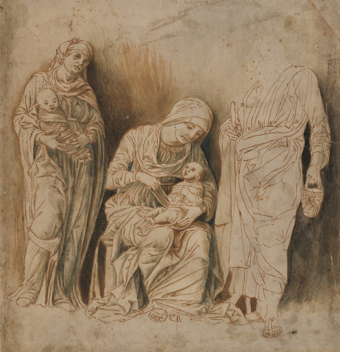 The Holy Family With Saint Elizabeth And The Infant John The Baptist Early 16th
