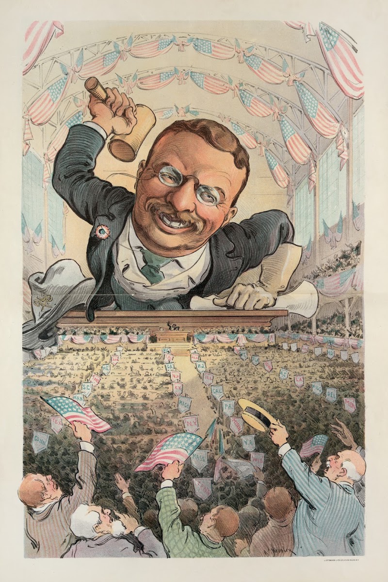 Chicago June 21 1904  All in favor of the nomination will say aye 1904