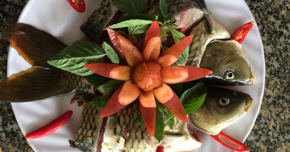 Chép giòn nấu thái