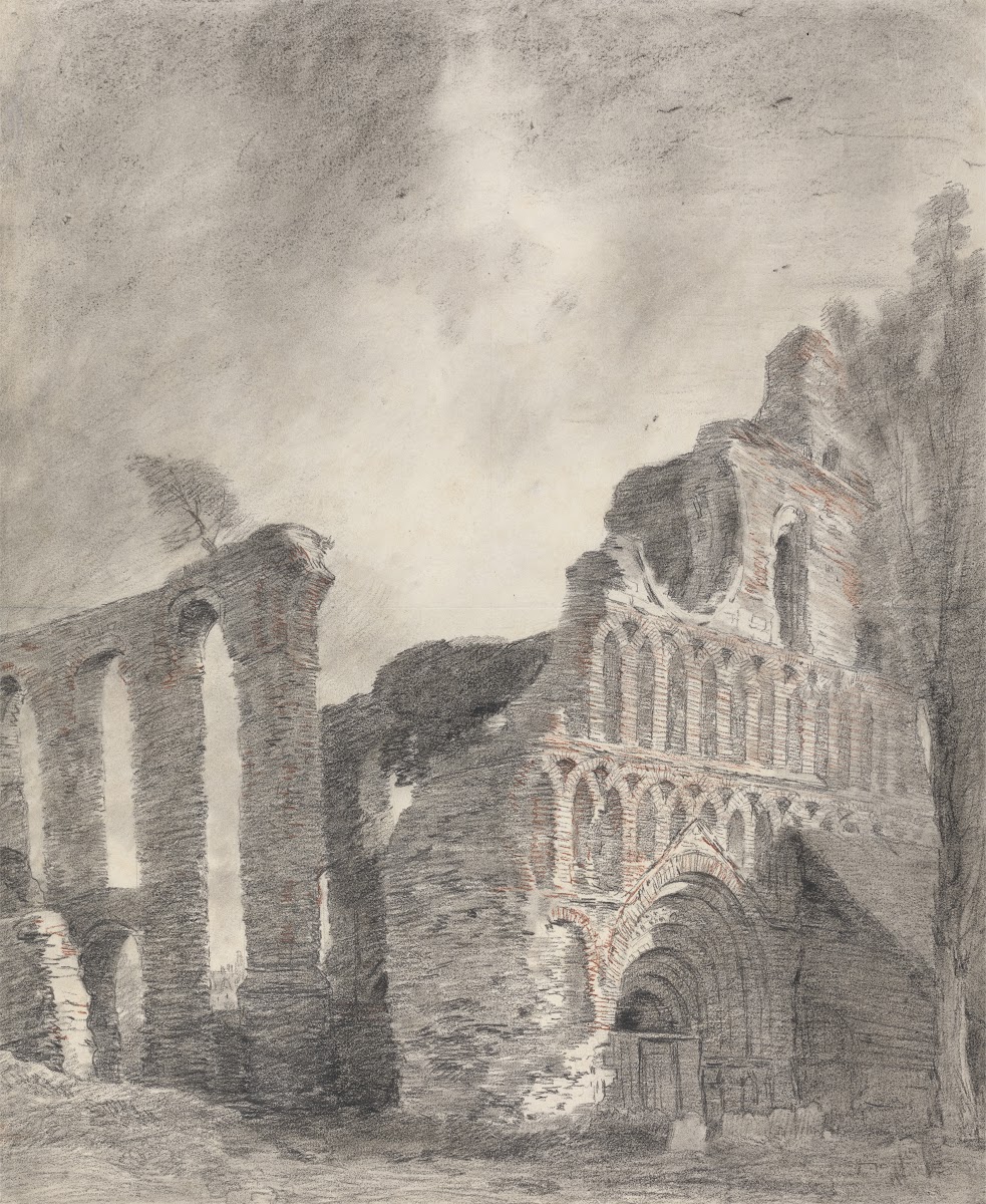 Ruin of St Botolphs Priory Colchester ca 1809