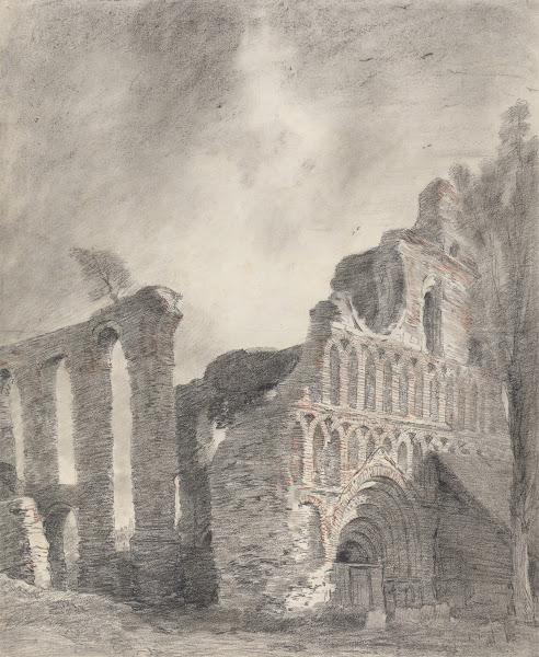 Ruin of St Botolphs Priory Colchester ca 1809