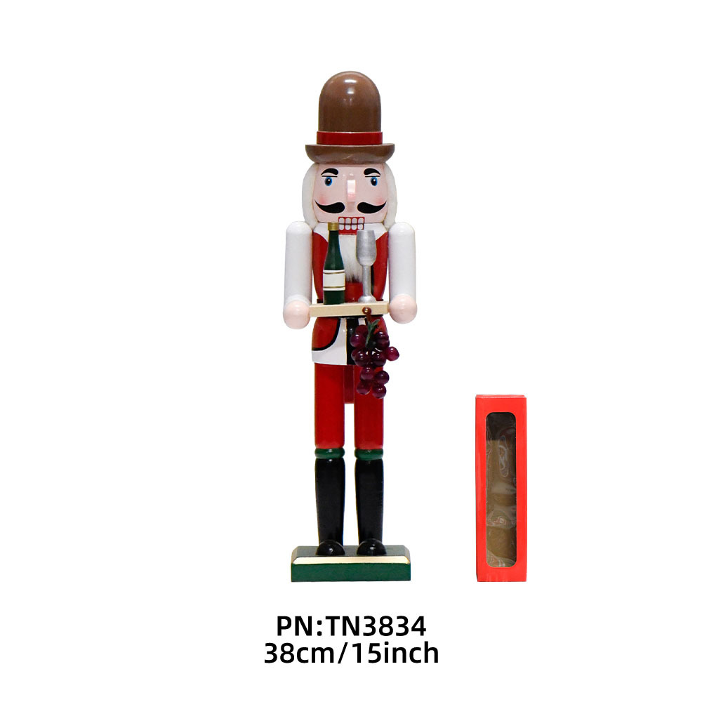 Nutcracker Figure Winemaker, 38 cm, Wood