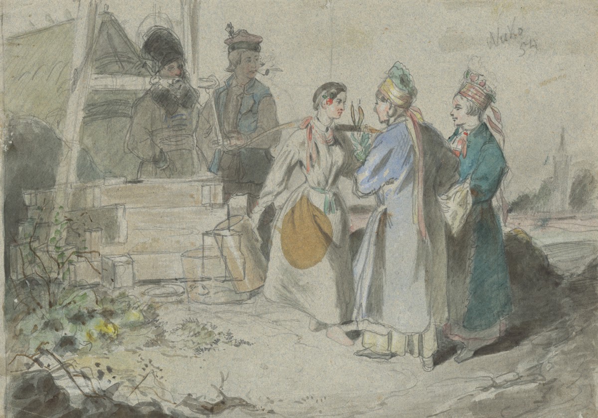 Meeting at a Well 1854