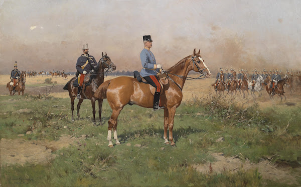 Leopold von Croy im Manöver