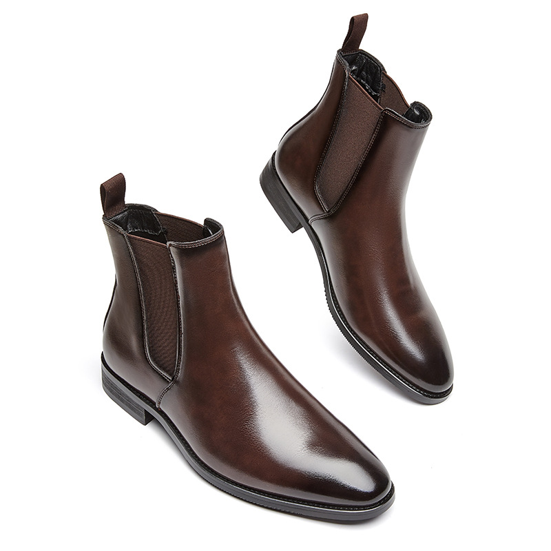 Men's ankle boots, classic Chelsea boots