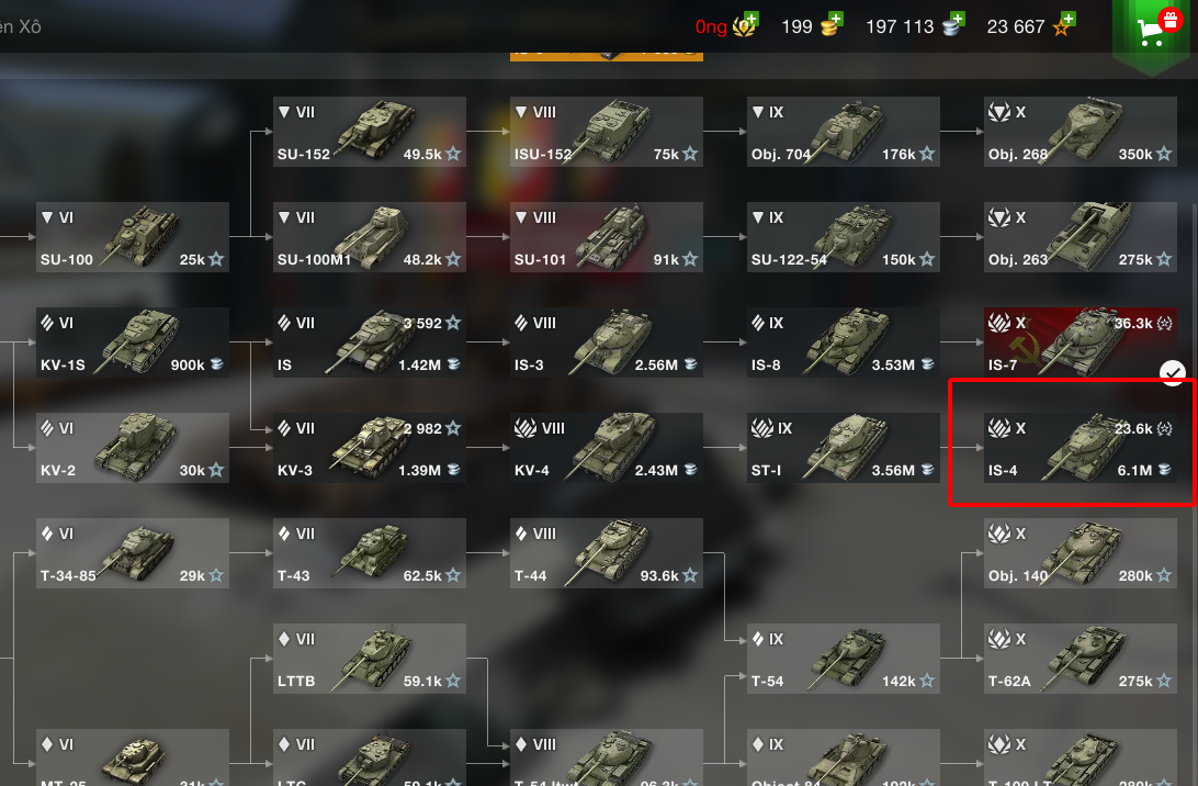 Acc World of Tanks Blitz với 4 tank cấp 10 mạnh như Grille 1...