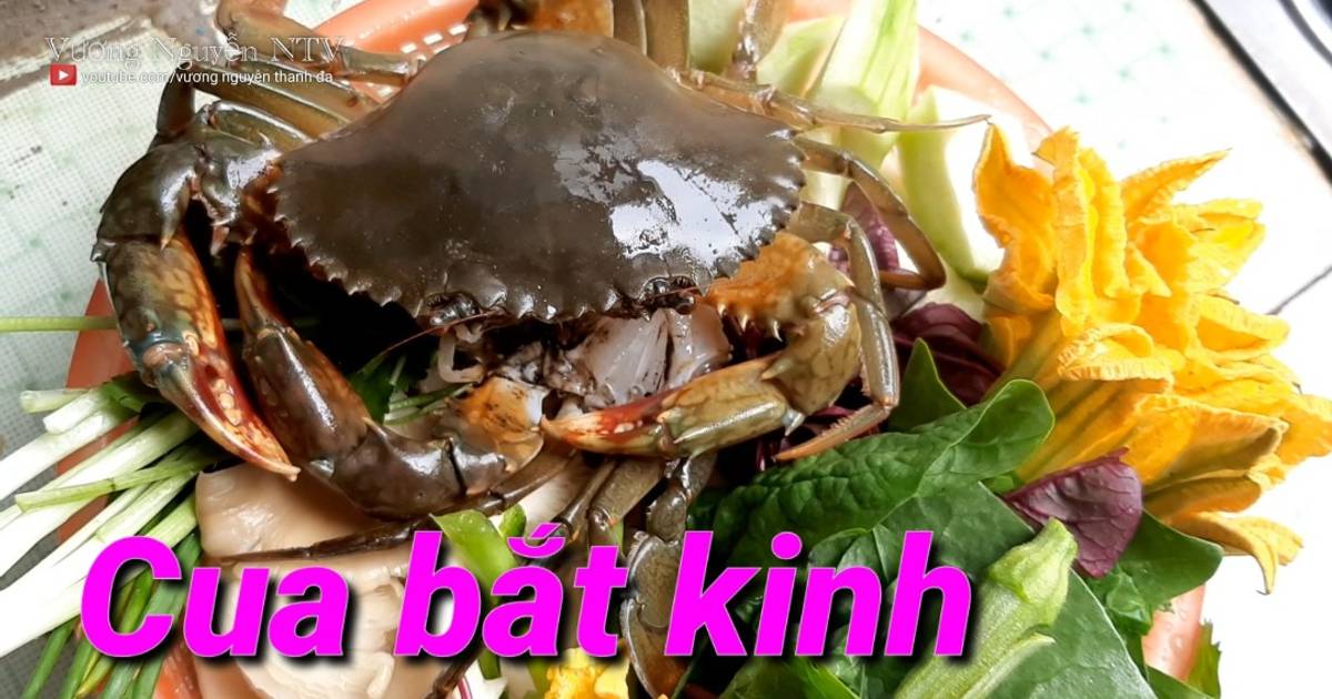 Canh cua rau tập tàng