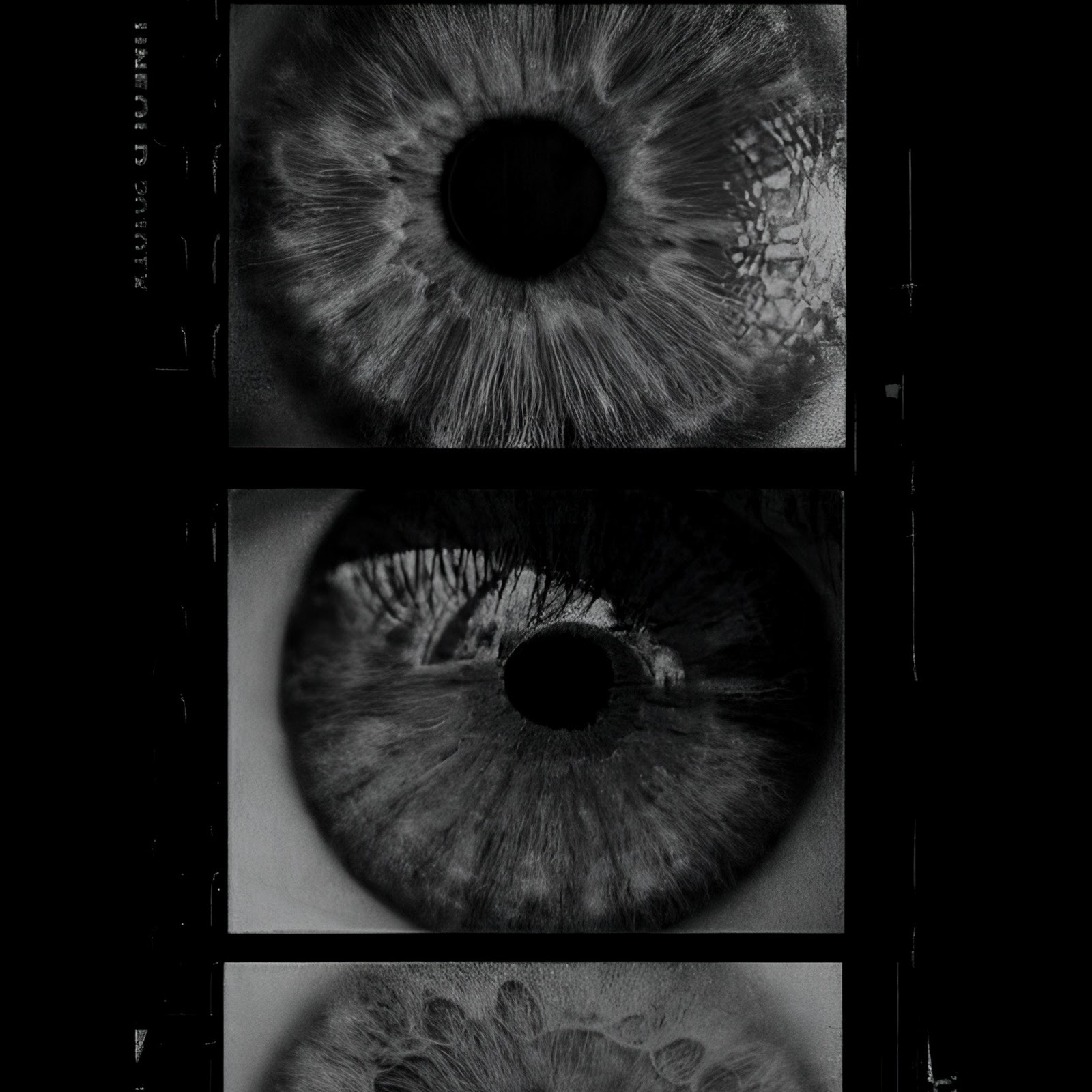 Download Macro Human Eye Film Strip Full HD iPhone