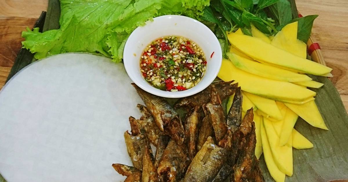 Cá rô đồng nhí chiên giòn