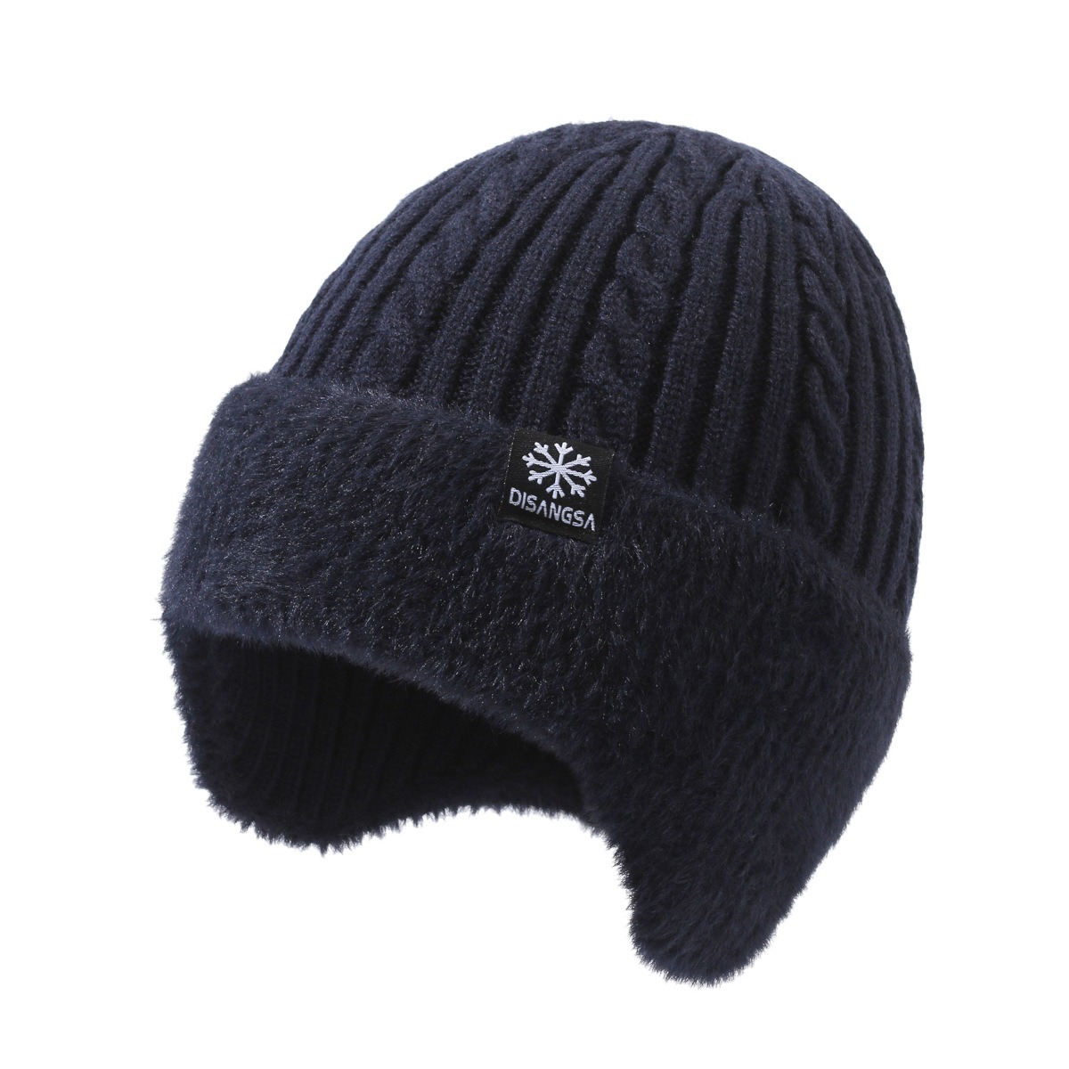 Men's Knit Set: Thick Beanie and Neck Protection
