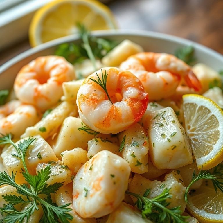 Easy Lemon Dill Shrimp Salad Recipe for Dinner: Quick & Tasty