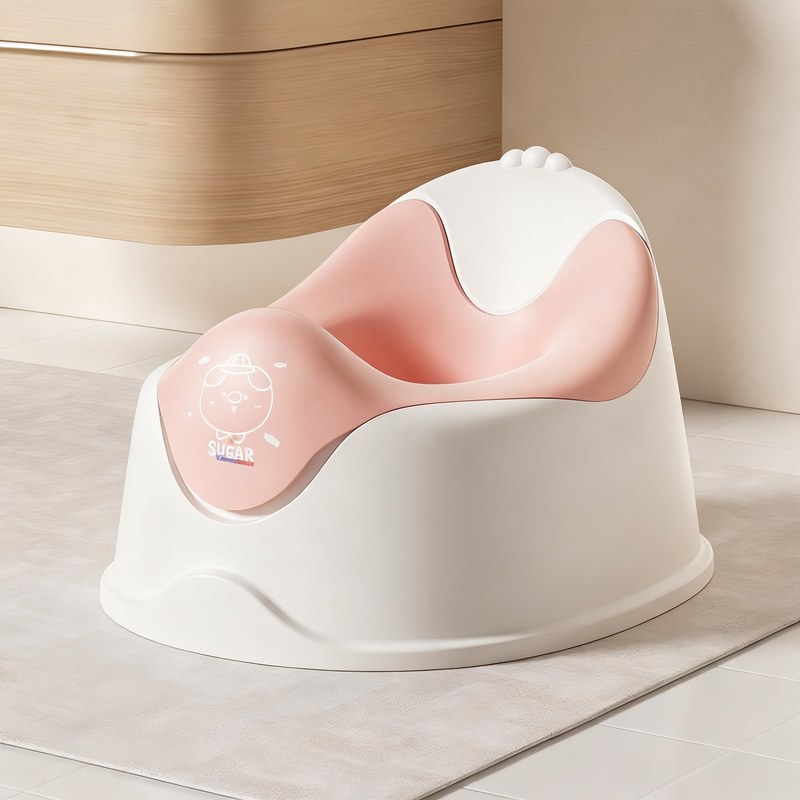Child seat with backrest for the toilet