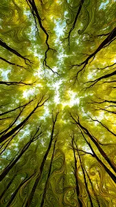 Majestic Tiger Resting in Lush Tropical Jungle