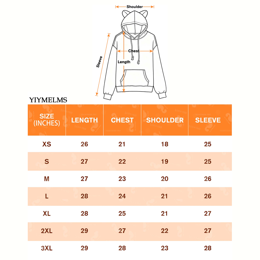 AOP Cat-Ear Hooded Sweatshirt