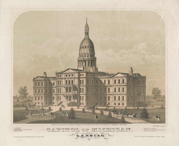 Capitol of Michigan Lansing 19th century