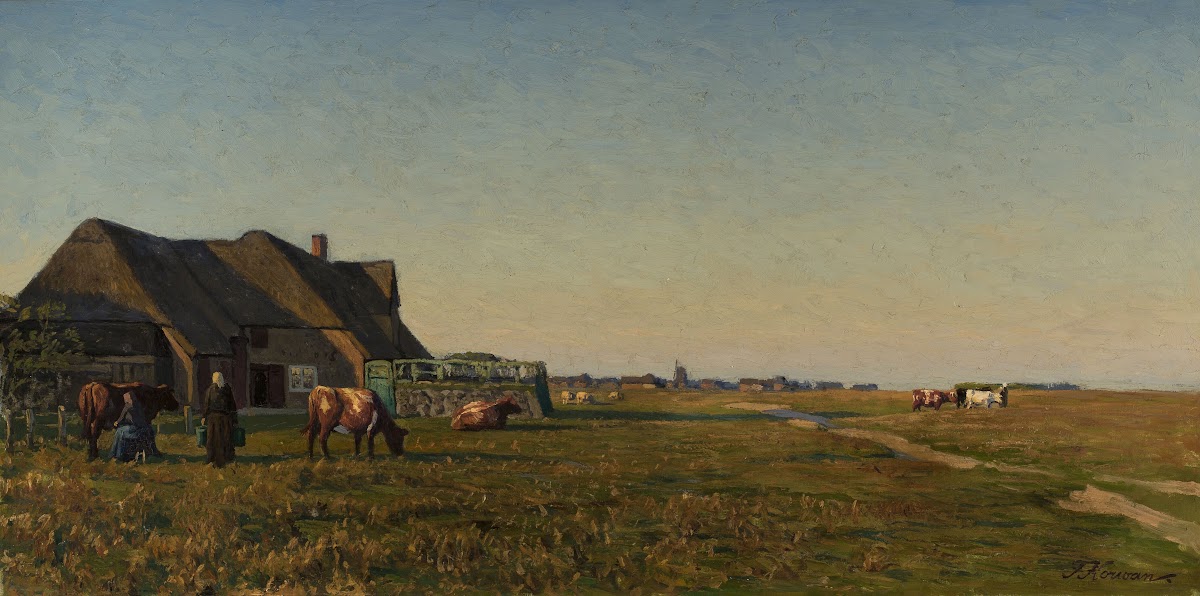 Landscape with a farmyard 1900