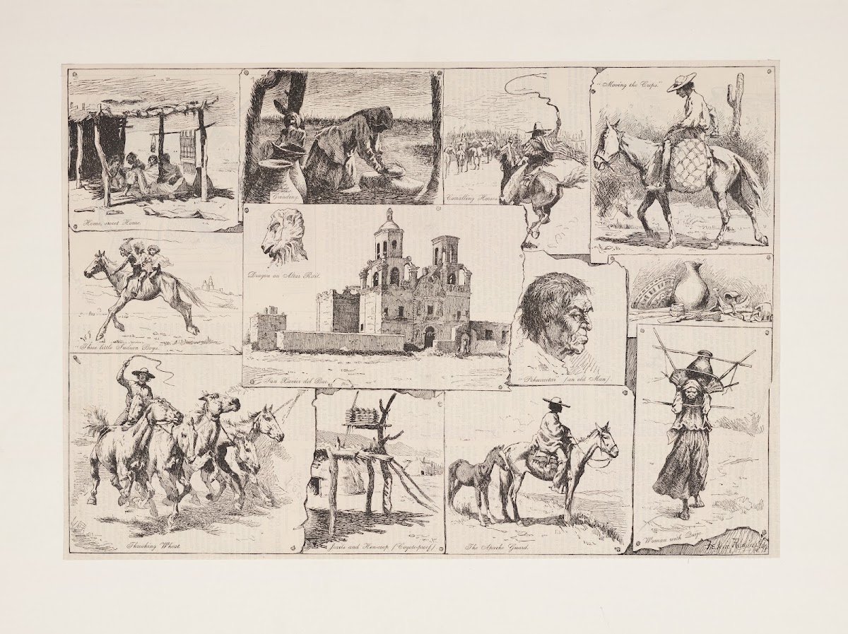 Sketches among the Papagos of San Xavier 1887