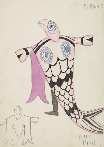 The Little Mermaid Odd Fish pink fish costume 1934 1943
