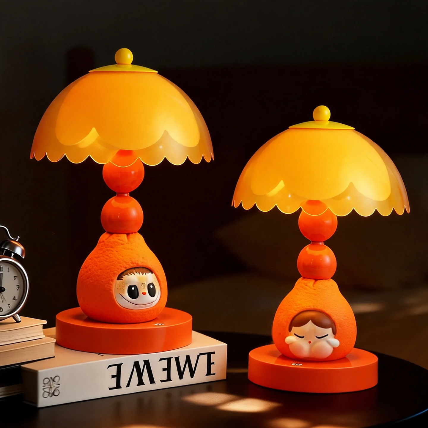 Mandarin table lamp in cartoon design