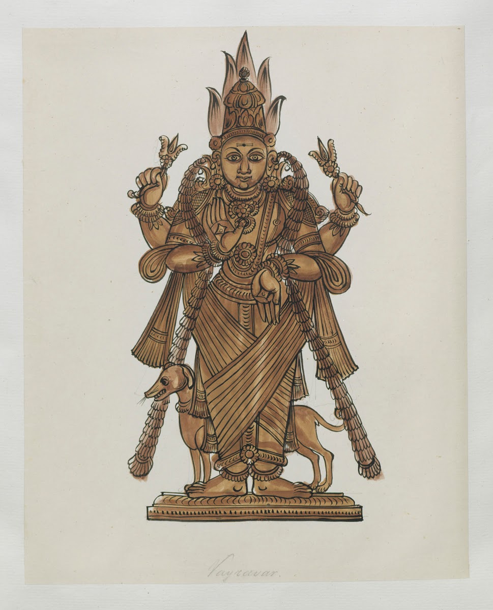 Paintings from the Chidambaram Shrine Pl025 1820 1830