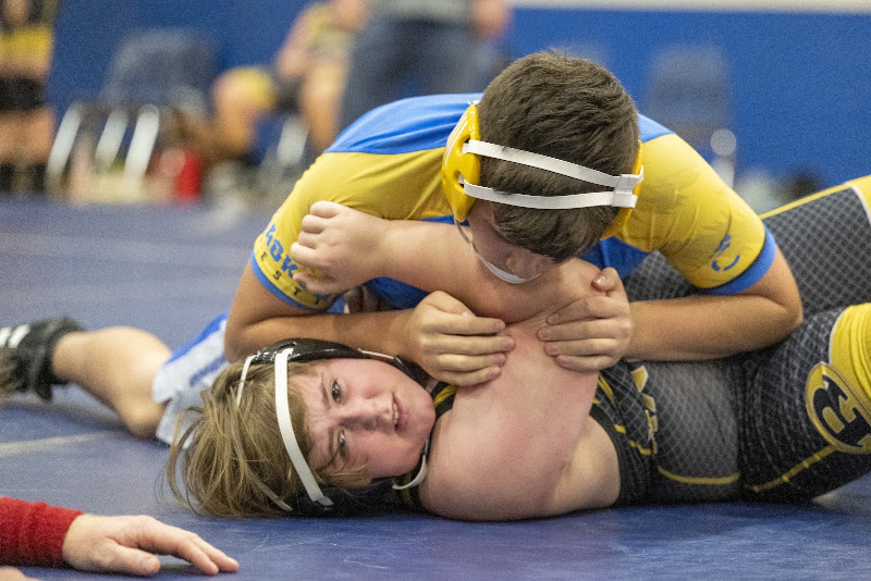 Photo from MS: Wrestling of Austin McClain