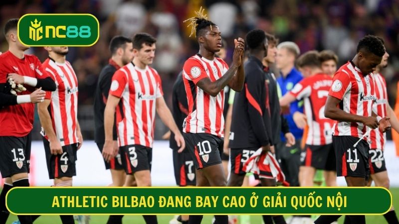 Athletic Bilbao đang có phong độ toàn thắng tại La Liga