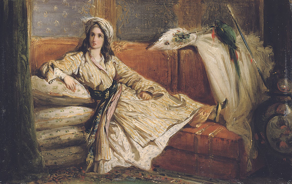 A Reclining Turkish Beauty