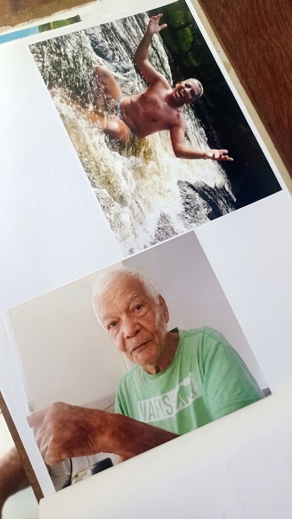 Fábio Barbosa ao lado do pai de Gabriel Ulisses em momento familiar fraterno
