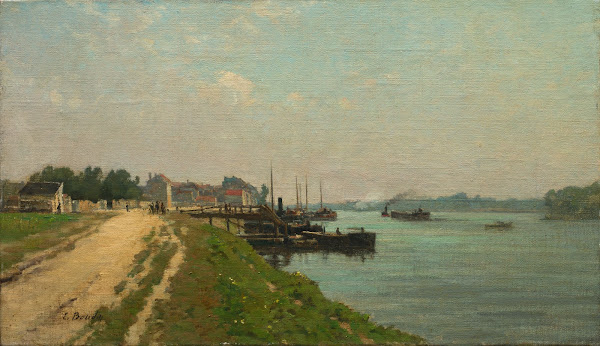 Banks of the Seine not dated