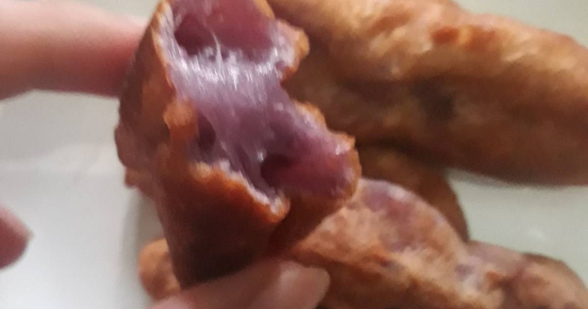 Ăn vặt: Bánh khoai mỡ chiên