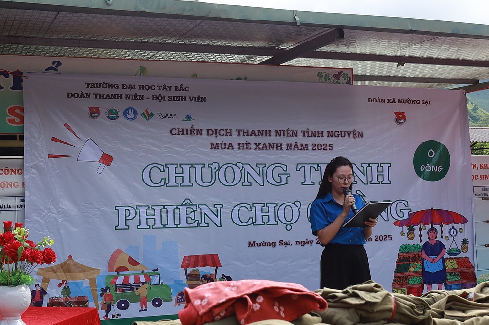 Đoàn Thanh niên - Hội sinh viên Trường Đại học Tây Bắc triển khai thành công chiến dịch thanh niên tình nguyện hè năm 2025