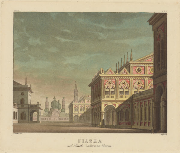 Piazza nel ballo Lodovico Sforza 1820   1829