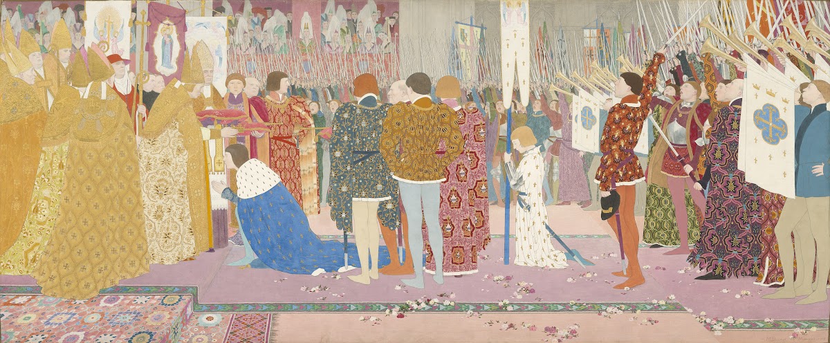 The Crowning at Rheims of the Dauphin Joan of Arc series  V 1907
