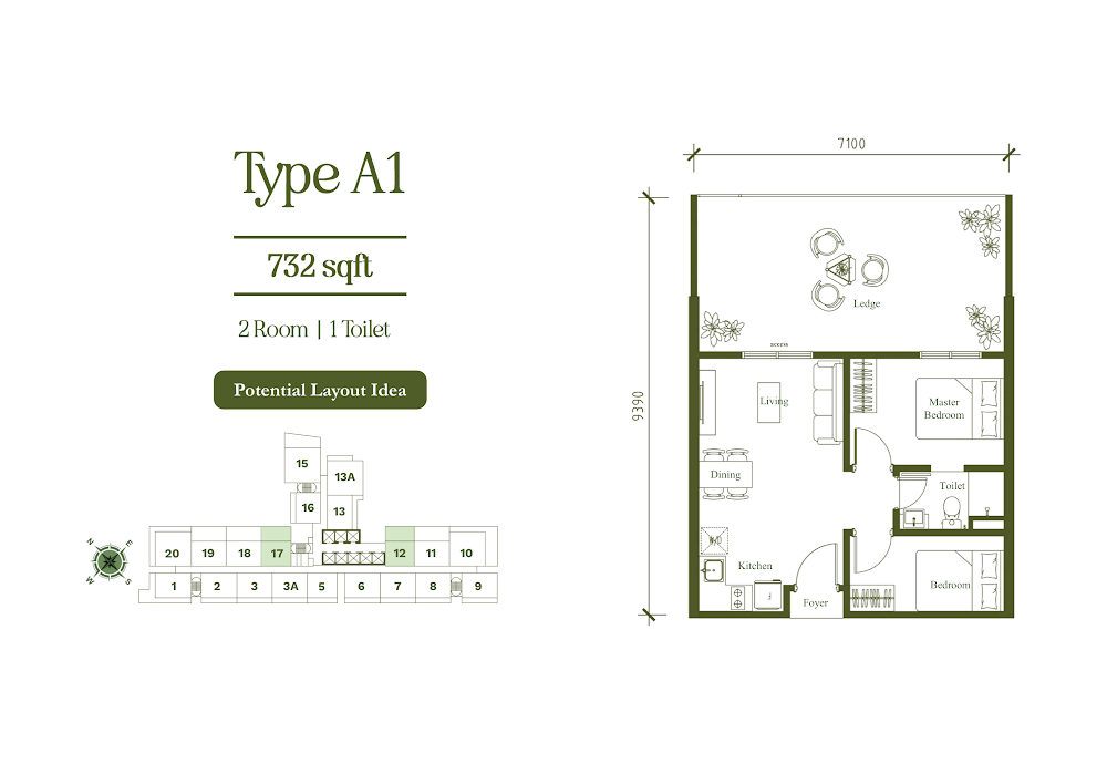 Arte Star floor plan