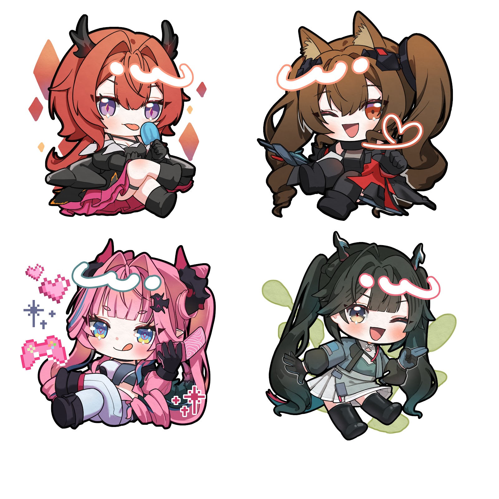 Arknight Endfield Sticker Set by Karbiter ( Hiudarat )