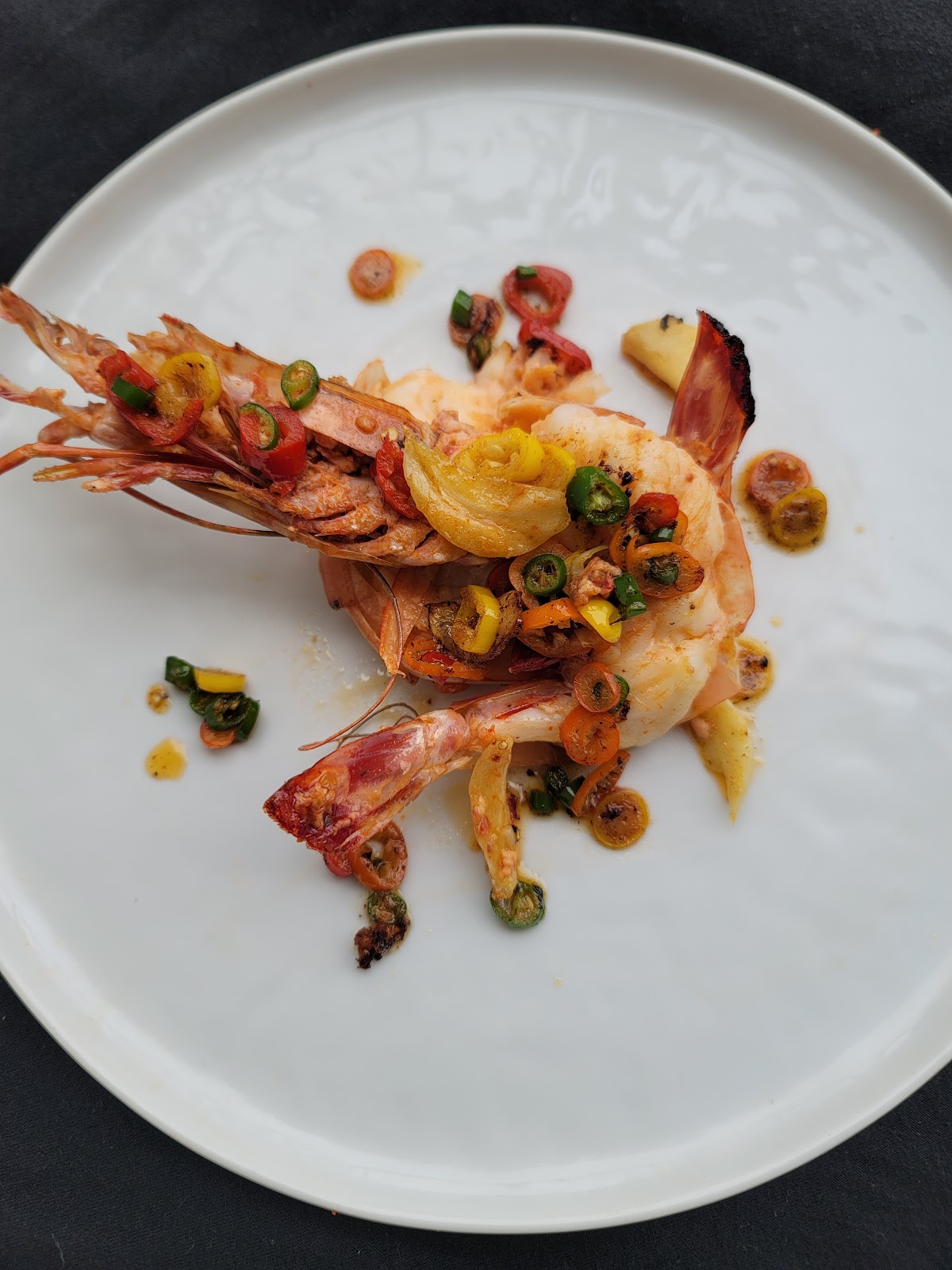Nigerian Tiger Prawn with Thai Chilli Relish