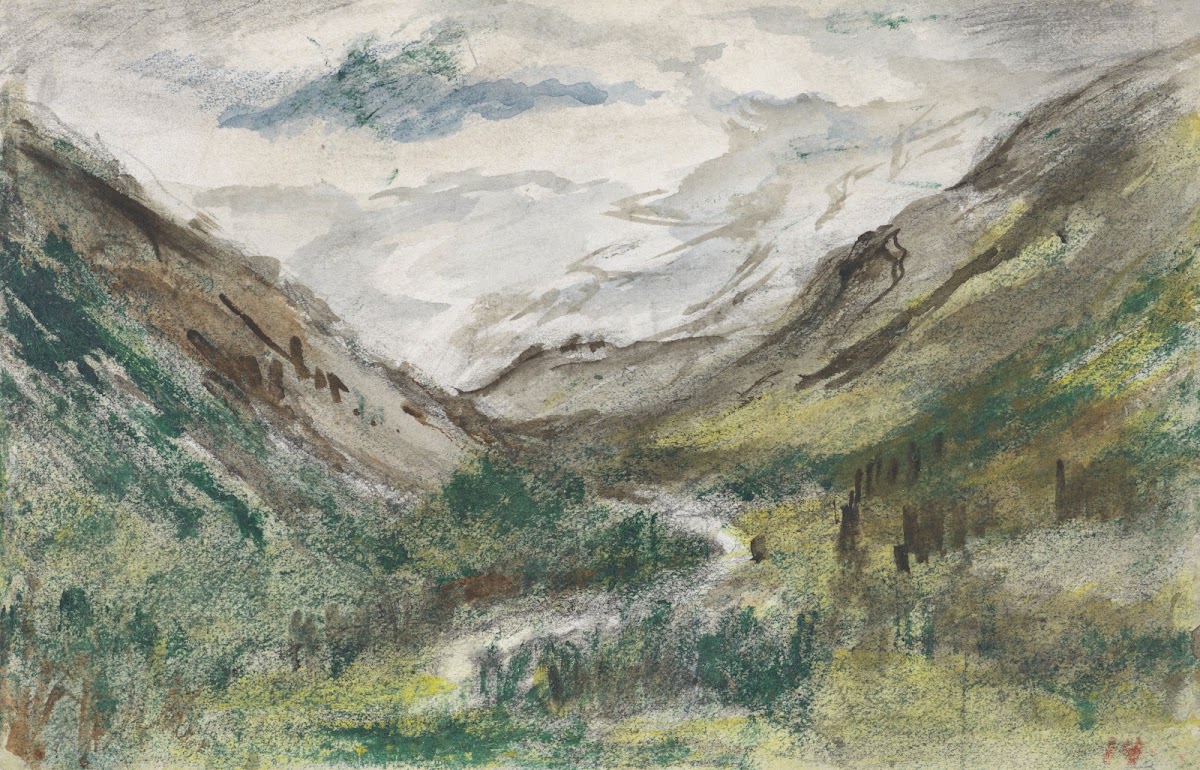 Dal met begroeide bergen 1834   1911