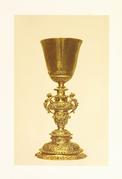 Ancient Gilded Chalice 1858