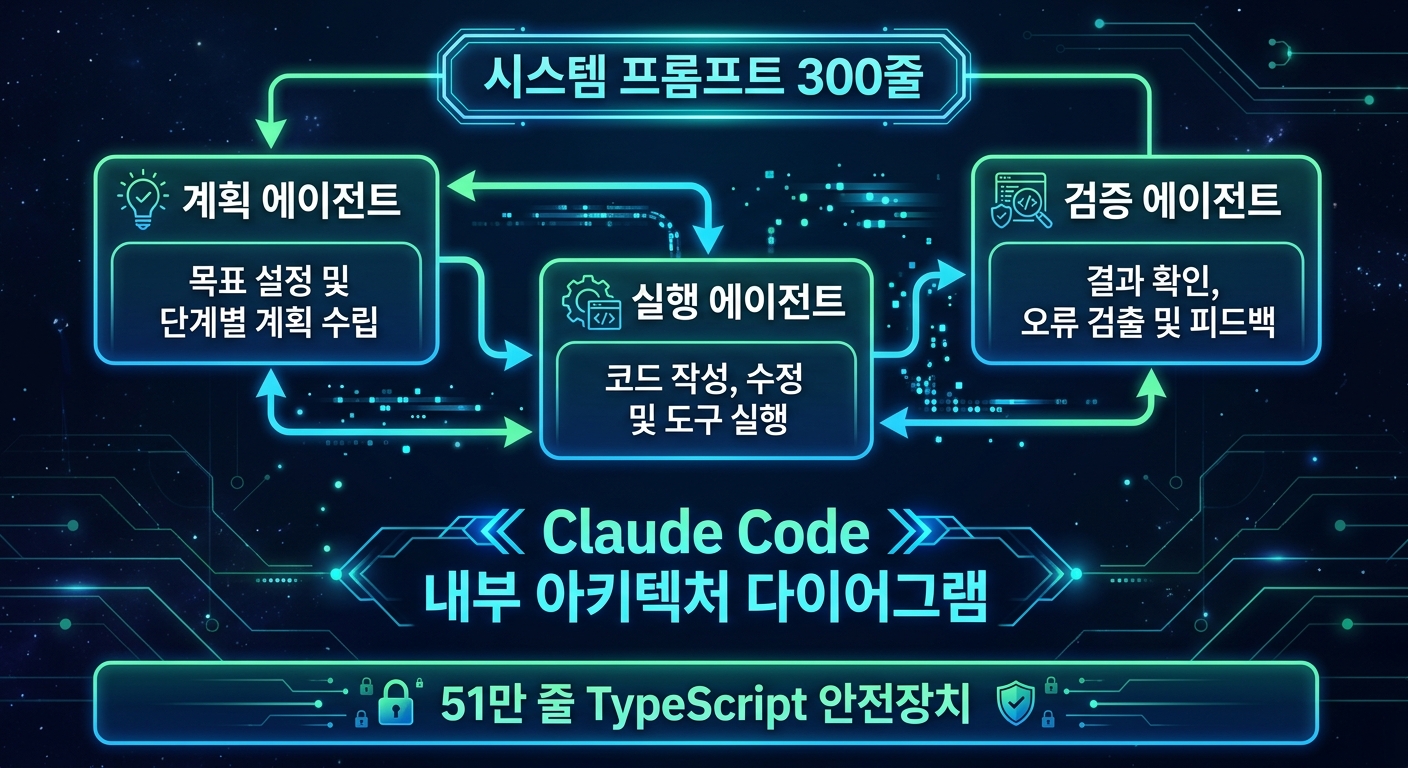 Claude Code 내부 아키텍처 — 3-에이전트 구조