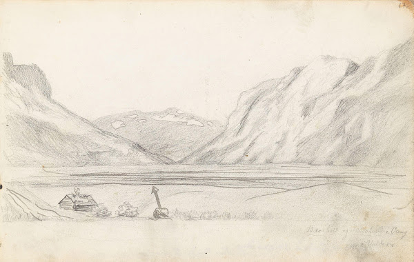 Bergsfjell og Skutshorn Vang i Valdres 1839